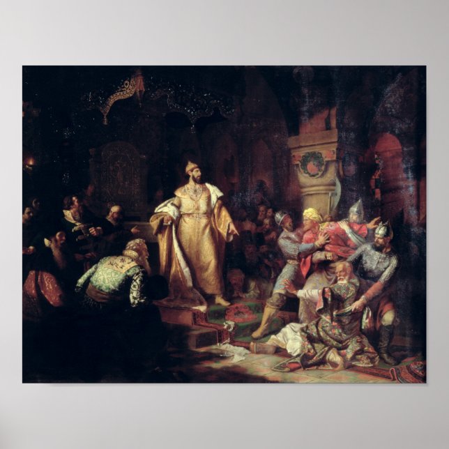 Tsar Ivan III Träne der Tat Tatar Khans Poster (Vorne)