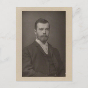 TSAR NICOLAS II Romanov, Russland #298 Postkarte