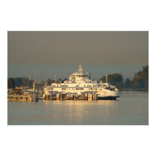 Tsawwassen Ferry at Dusk Fotodruck