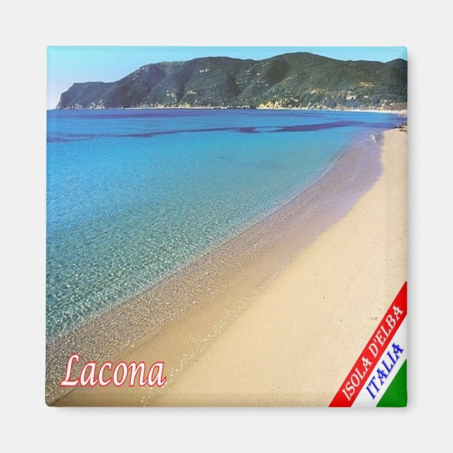 TSC075 LACONA, ELBA Island, Toskana, Kühlschrank Magnet (Vorne)