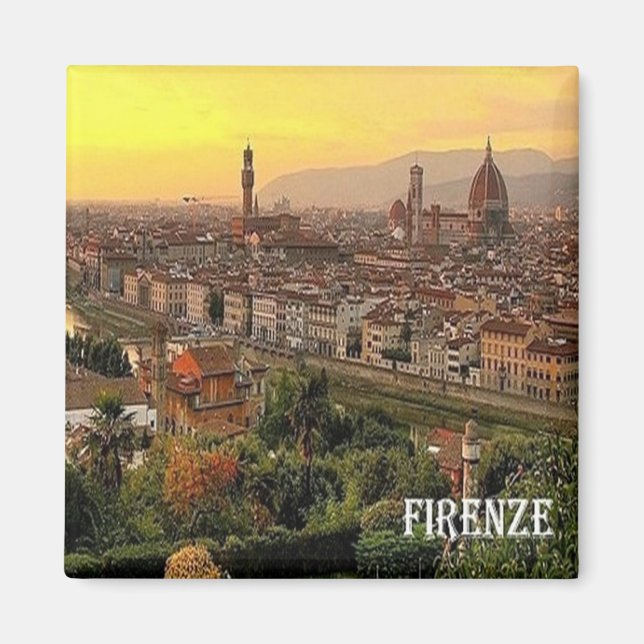 TSC088 FLORENZ - Stadtbild - Toskana - Brücke Magnet (Vorne)