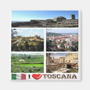 TSC090 TUSCANY I Liebe, Mosaik, Kühlschrank Magnet