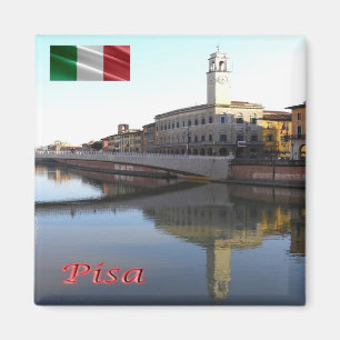 TSC101 PISA, Praetorian Palace, Toskana, Kühlschra Magnet
