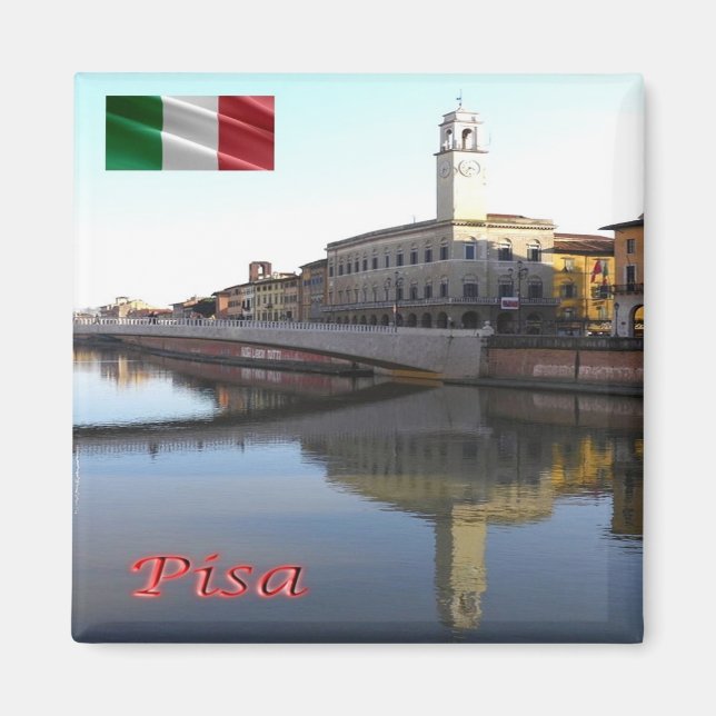TSC101 PISA, Praetorian Palace, Toskana, Kühlschra Magnet (Vorne)
