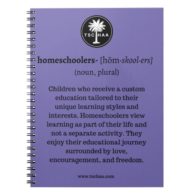 TSCHAA Spiral Notebook Notizblock (Vorderseite)