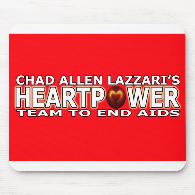 Tschad Allen Lazzari Heartpower Mousepad (Vorne)