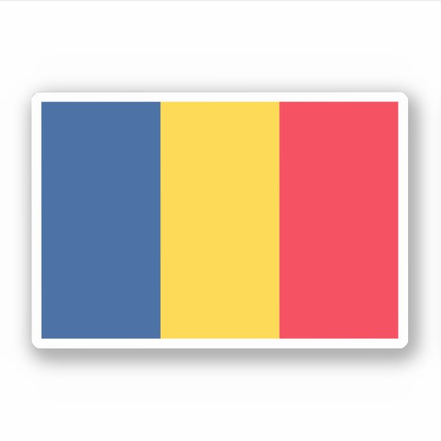 Tschad Aufkleber (Vorderseite)