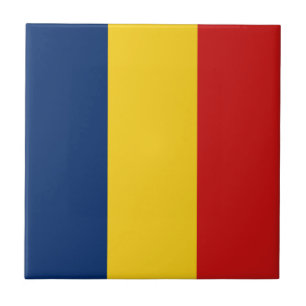 Tschad-Flagge Keramikfliese