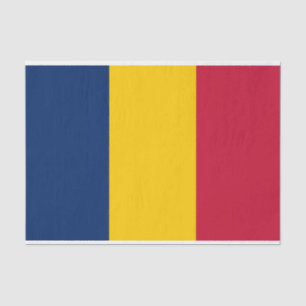 Tschad-Flagge Seidenpapier