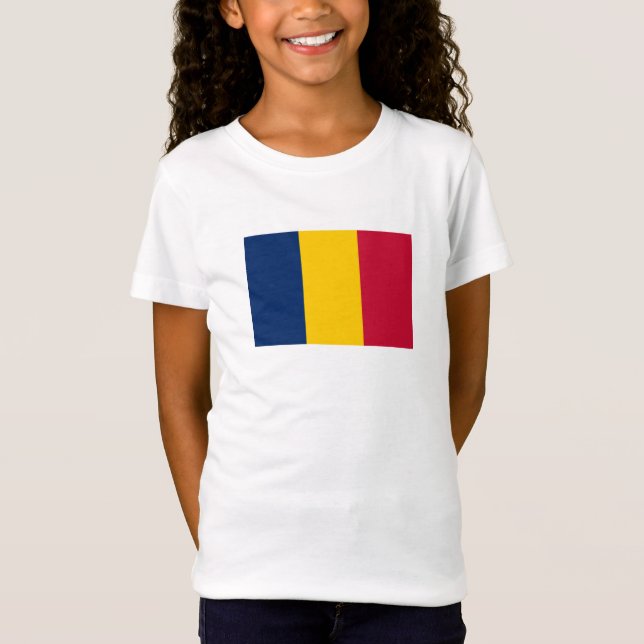 Tschad-Flagge T-Shirt (Vorderseite)