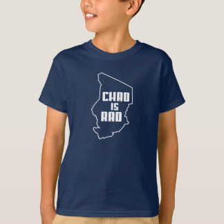 Tschad ist krasse Kontur T-Shirt