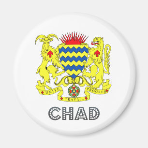 Tschad-Wappen Magnet