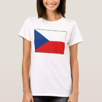 Tschechien Flag x Map T - Shirts