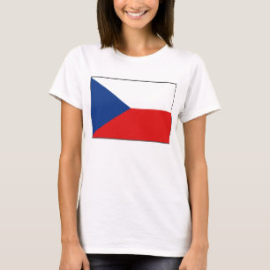 Tschechien Flag x Map T - Shirts