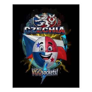 Tschechien-GBall Poster