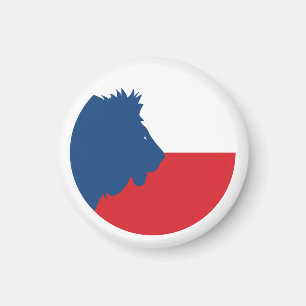 Tschechien Lion Tschechische Nationale Tierflagge Magnet