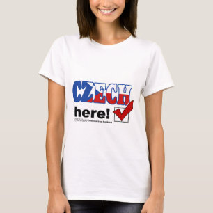 Tschechisch Hier (hell) T-Shirt