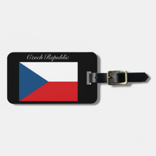 Tschechische Flagge - Ceska Republika Gepäckanhänger