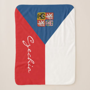 Tschechische Flagge Decke, patriotisch, Tschechisc Sherpadecke