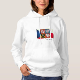 Tschechische Flagge, Emblem und tschechische Mode  Hoodie