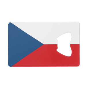 Tschechische Flagge Geldbeutel Flaschenöffner
