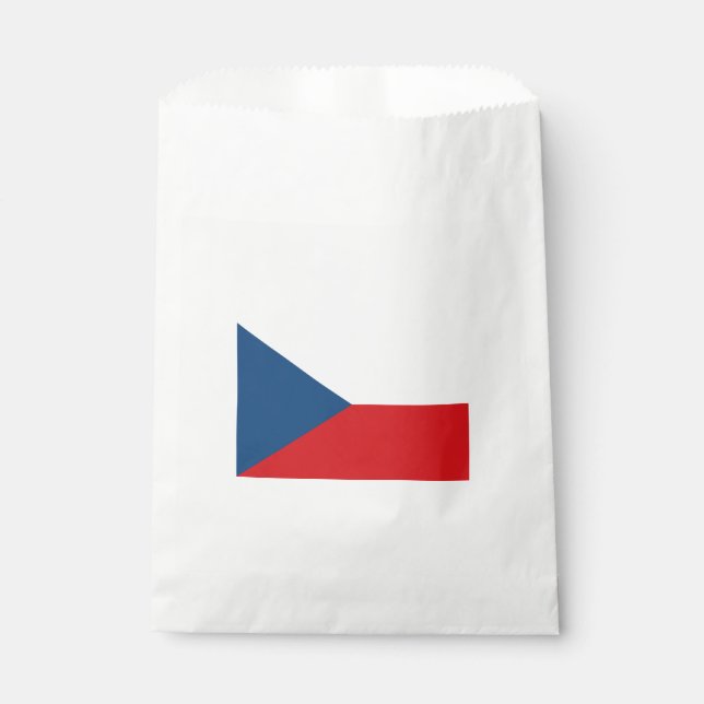Tschechische Flagge Geschenktütchen (Vorderseite)