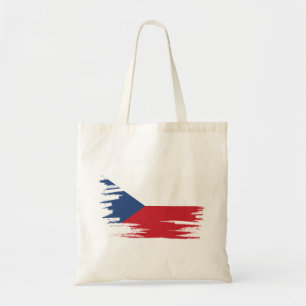 Tschechische Flagge - Kunst Tragetasche