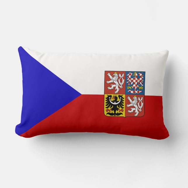 Tschechische Flagge Lendenkissen (Vorderseite)