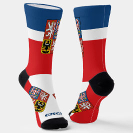 Tschechische Flagge Patriotisch, Nachhaltig Tschec Socken