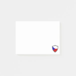 Tschechische Flagge Post-it Klebezettel