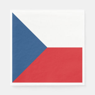 Tschechische Flagge Serviette