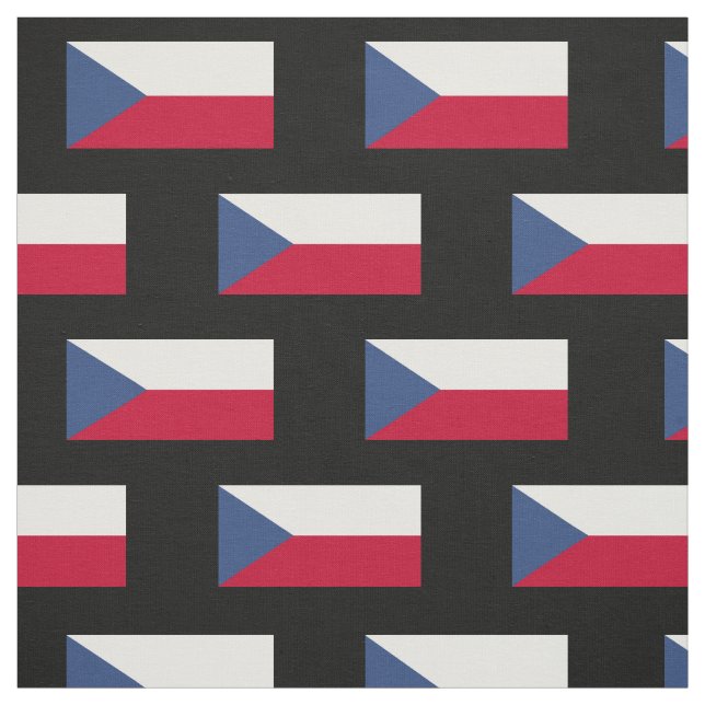 Tschechische Flagge Stoff (Muster)