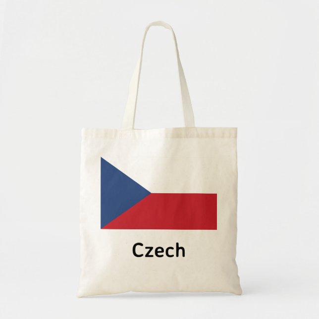 Tschechische Flagge Tragetasche (Vorne)