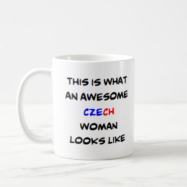 tschechische Frau, phantastisch Kaffeetasse (Links)