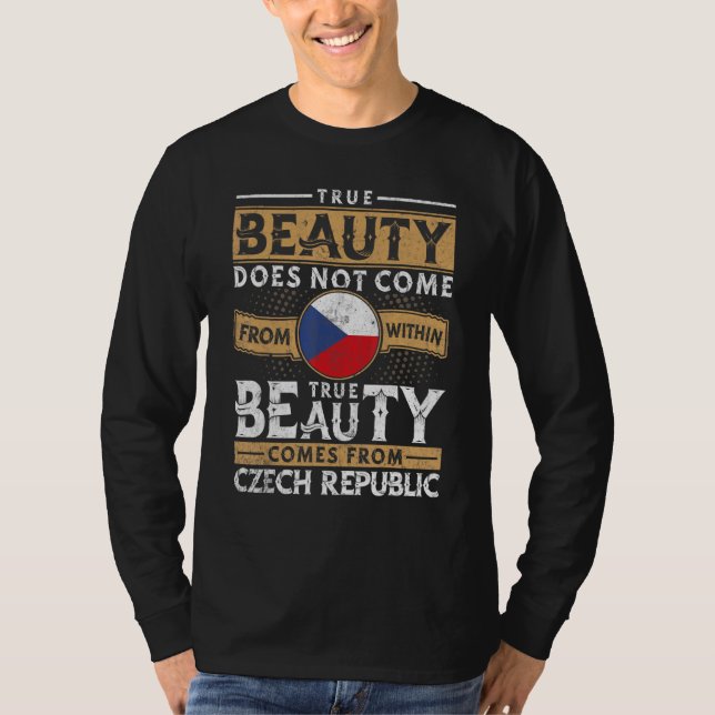 Tschechische Frauen und Männer T-Shirt (Vorderseite)