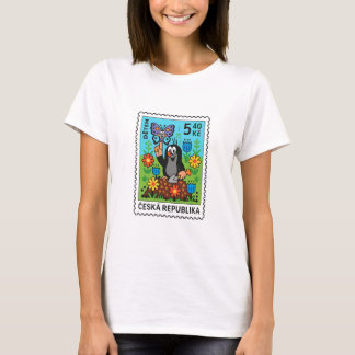 Tschechische Maulwurfsmarke — Krteček und Schmette T-Shirt