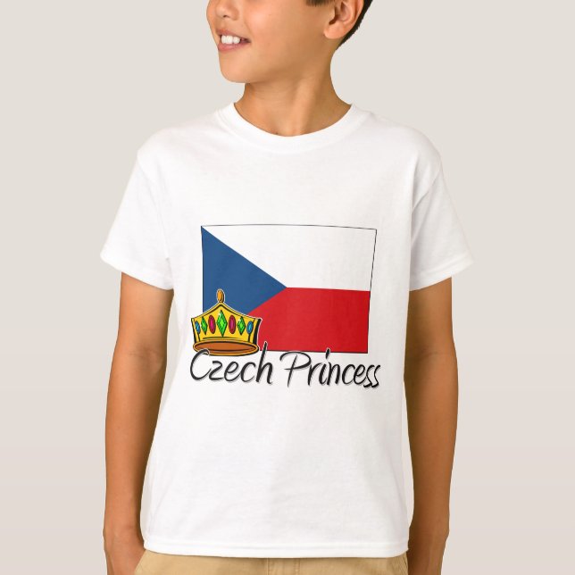 Tschechische Prinzessin T-Shirt (Vorderseite)