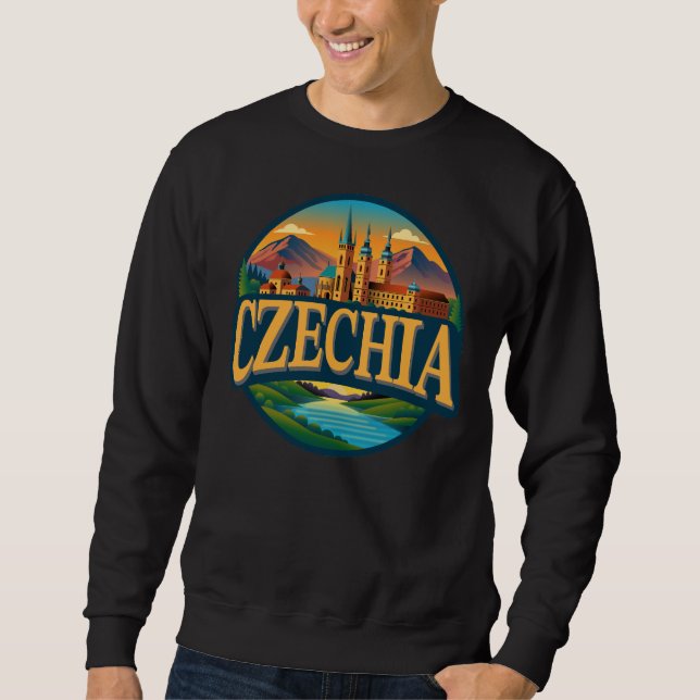 Tschechische Republik Europa Sweatshirt (Vorderseite)