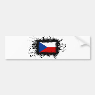 Tschechische Republik-Flagge Autoaufkleber