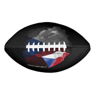 Tschechische Republik Flagge Football