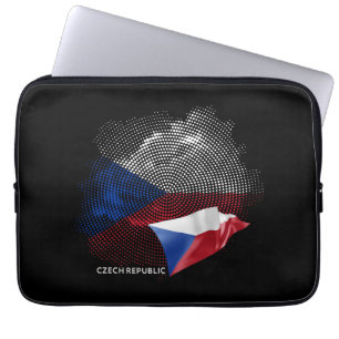 Tschechische Republik Flagge Laptopschutzhülle