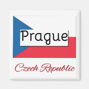 Tschechische Republik-Flaggen-Magnet Prags Magnet