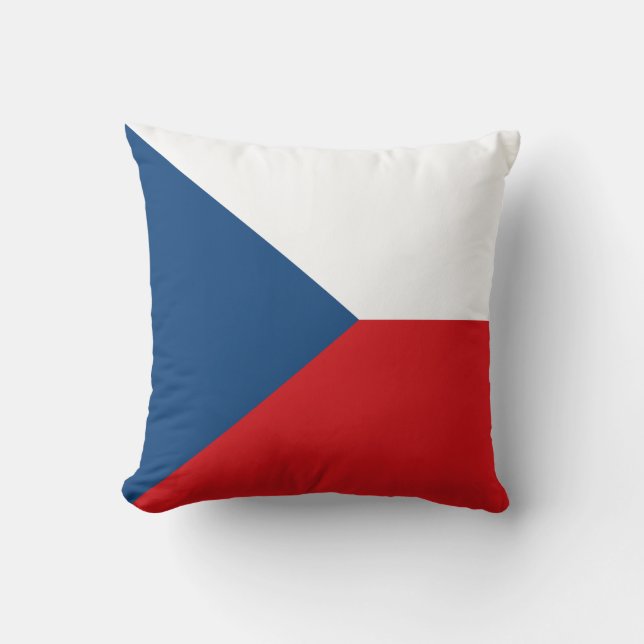 Tschechische Republik-Flaggenkissen Kissen (Vorderseite)
