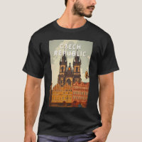 Tschechische Republik Illustration Reise Kunst Vin