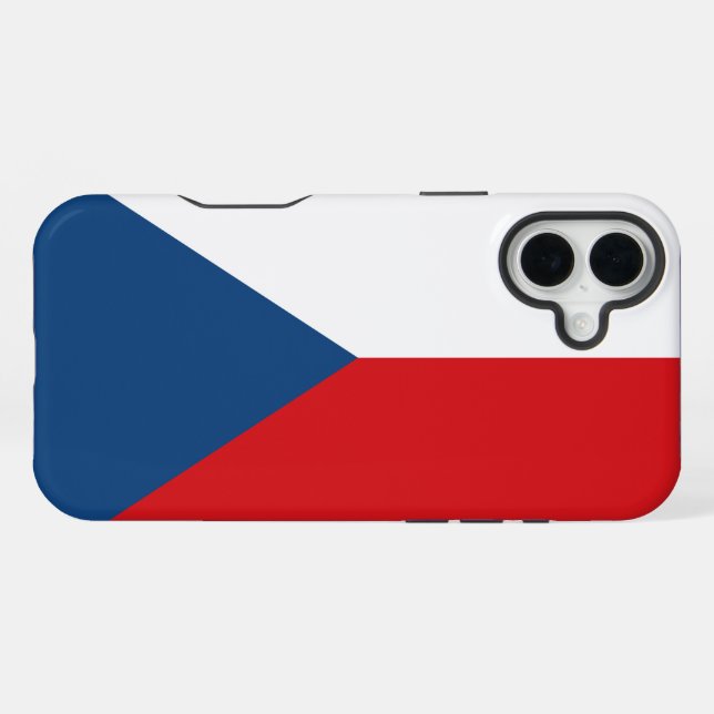 Tschechische Republik iPhone 16 Plus Hülle (Rückseite (Horizontal))