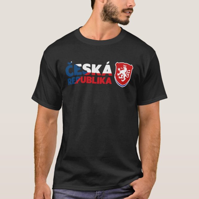 Tschechische Republik Lion Prag Beer Tschechien 4 T-Shirt (Vorderseite)