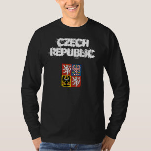 Tschechische Republik mit Wappen T-Shirt