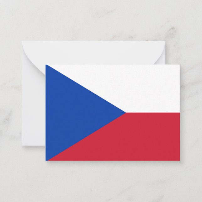 Tschechische Republik Mitteilungskarte (Vorderseite)