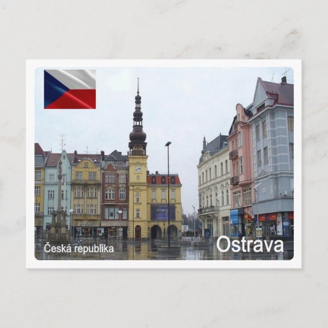 Tschechische Republik - Ostrava - Postkarte (Vorderseite)