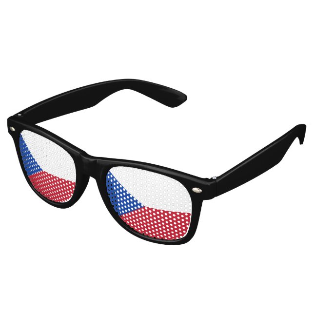 Tschechische Republik Partybrille (Schrägansicht)